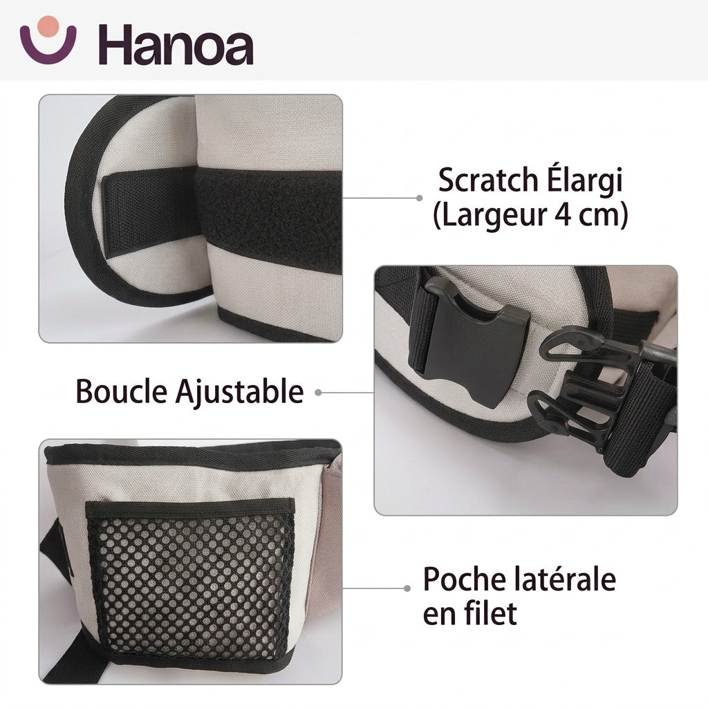 Porte-bébé à hanche Hanoa